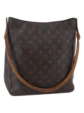 Authentic LOUIS VUITTON Monogram Looping GM Shoulder Bag M51145 LV